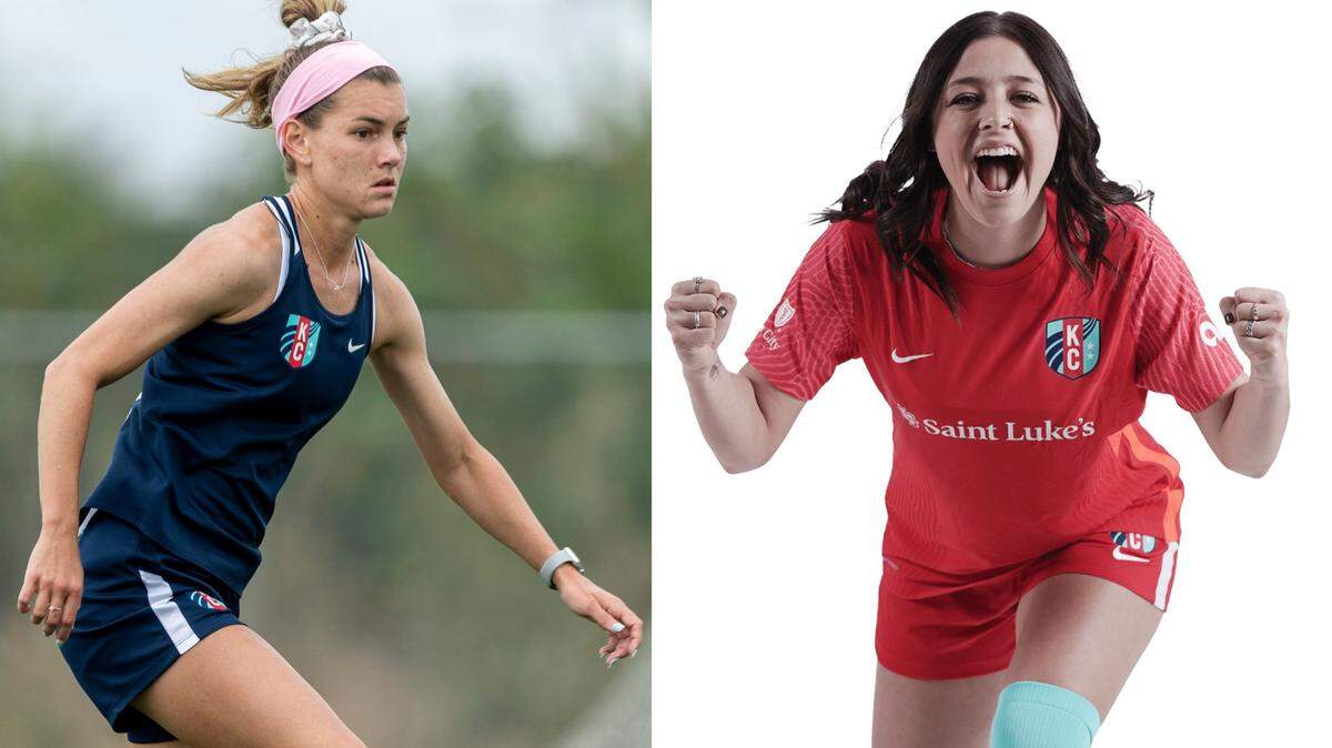Young up-and-comers like Park Hill product Jenna Winebrenner, left, and former Santa Clara standout Alex Loera have been instrumental to the KC Current’s success through three unbeaten games.