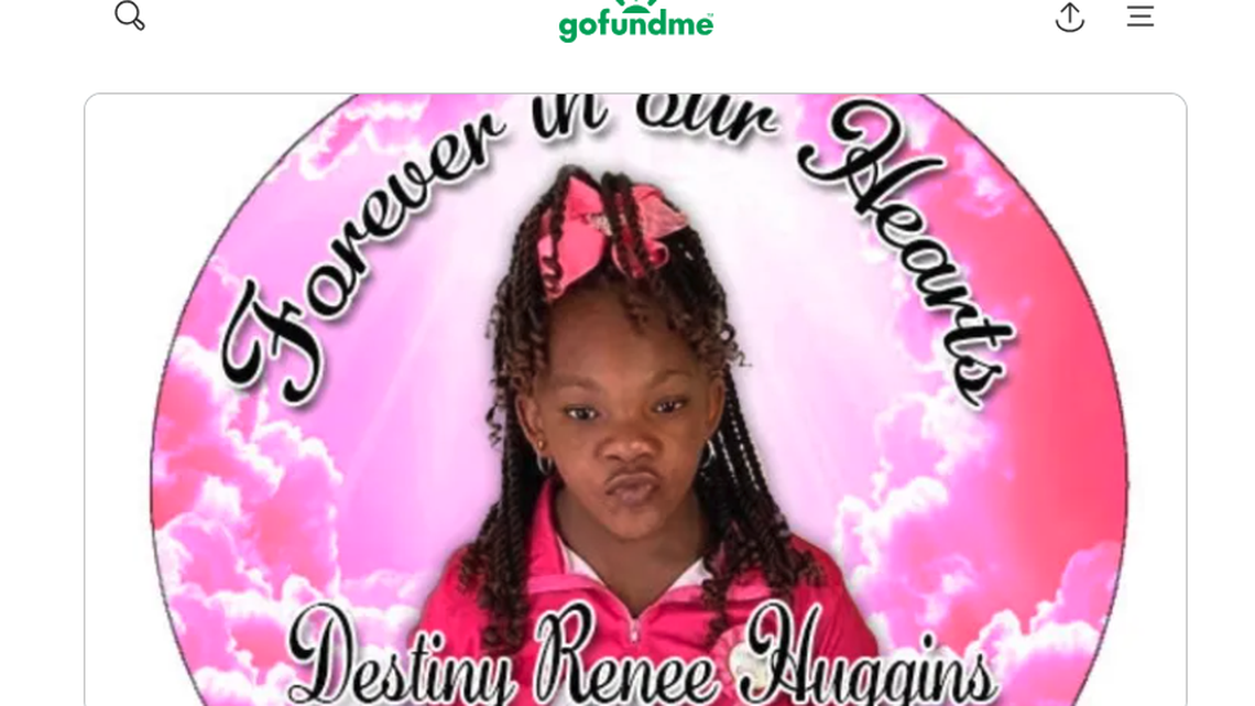 A 10-year-old girl identified by family as Destiny Renee Huggins was killed by a convicted sex offender, cops say.
