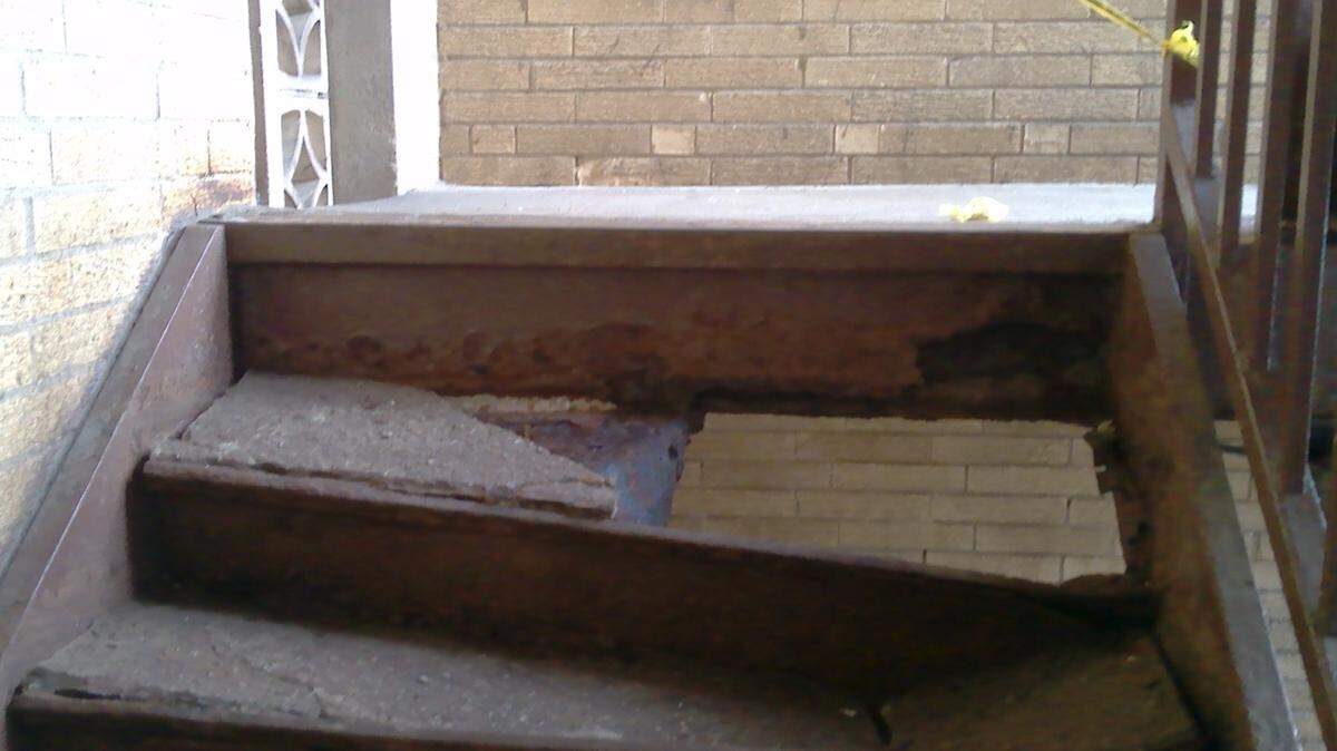 Living conditions at the properties were deemed dangerous, with deteriorating stairs and balconies, and in need of immediate repairs, according to a Jan. 6 statement from city officials in Harvey, Illinois.