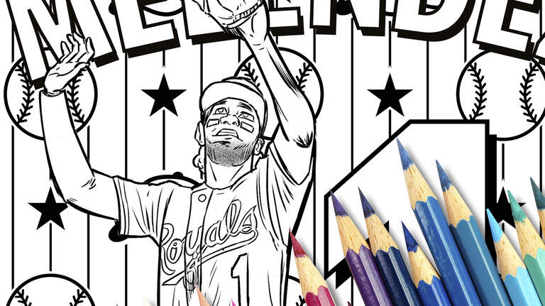 Celebrate the Royals’ playoff run with downloadable MJ Melendez coloring page