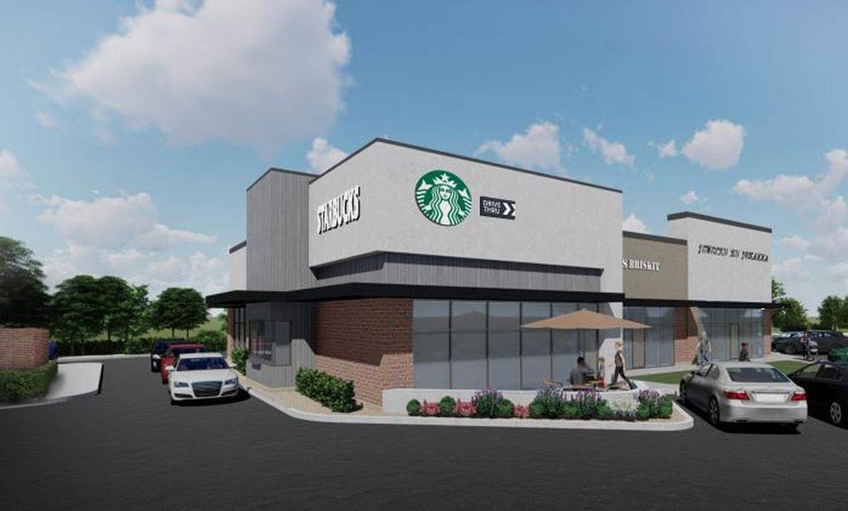 A rendering of the new multi-tenant building planned for Fairway.