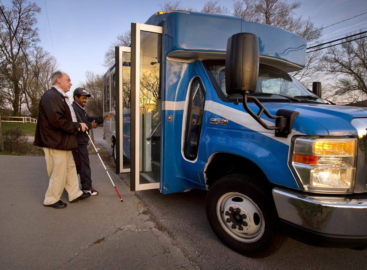 Larger buses common in Kansas City aren’t practical for the scattered ridership around Johnson County.