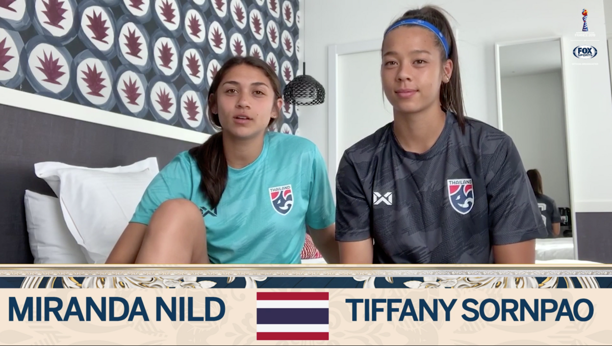 Americans Tiffany Sornpao and Miranda Nild are playing against the US as members of team Thailand.