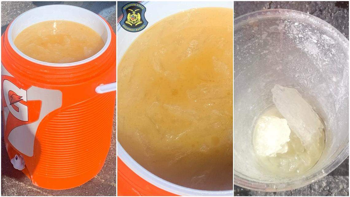 This Gatorade cooler hid 30 pounds of meth as it was driven through Missouri, state troopers say.