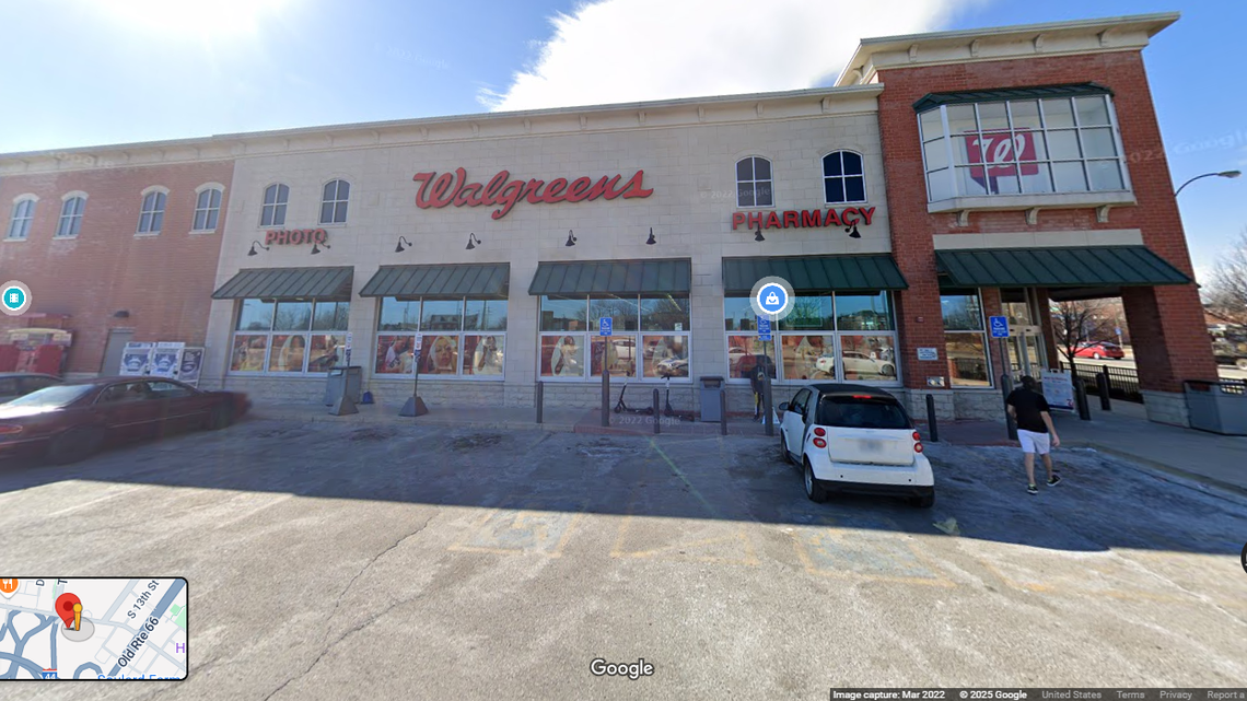 A man robbed a woman at gunpoint when she rejected his romantic advances while leaving Walgreens, Missouri police said.