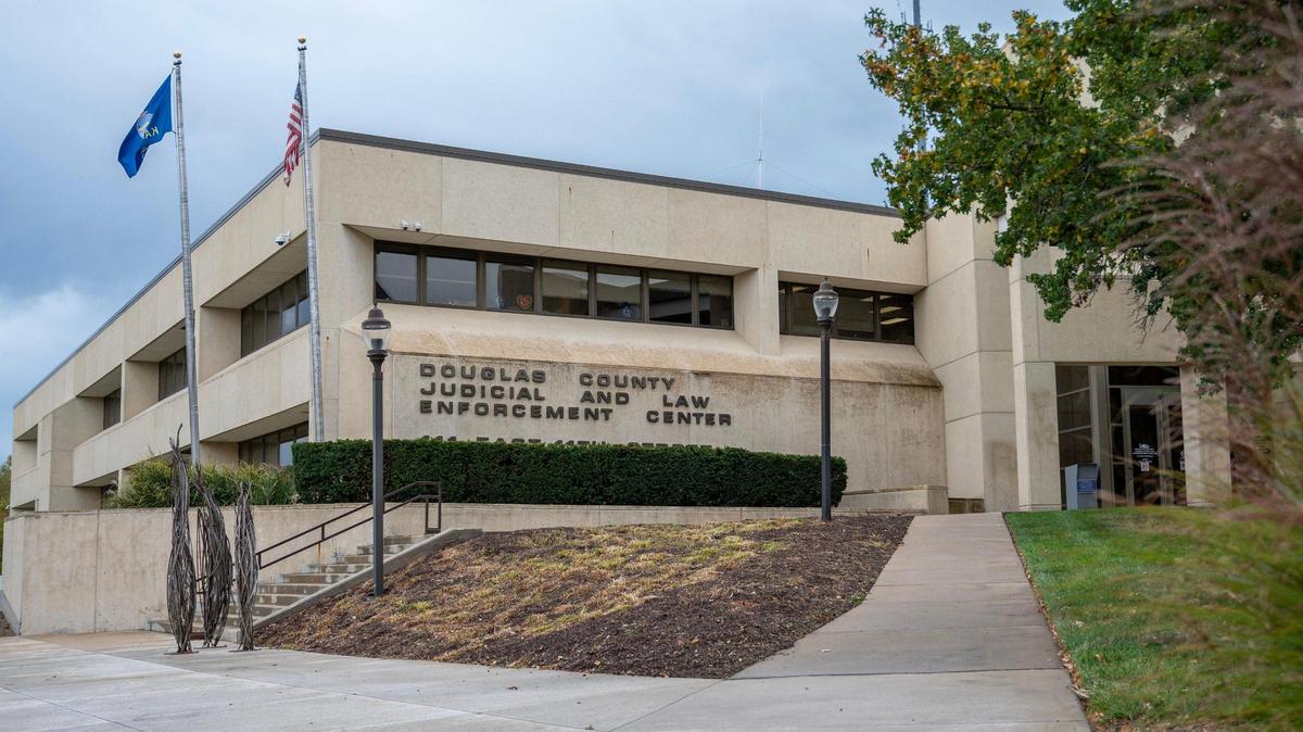 Douglas County Judicial Center and Law Enforcement Center on Wednesday, Oct. 18, 2023, in Lawrence , Kan.