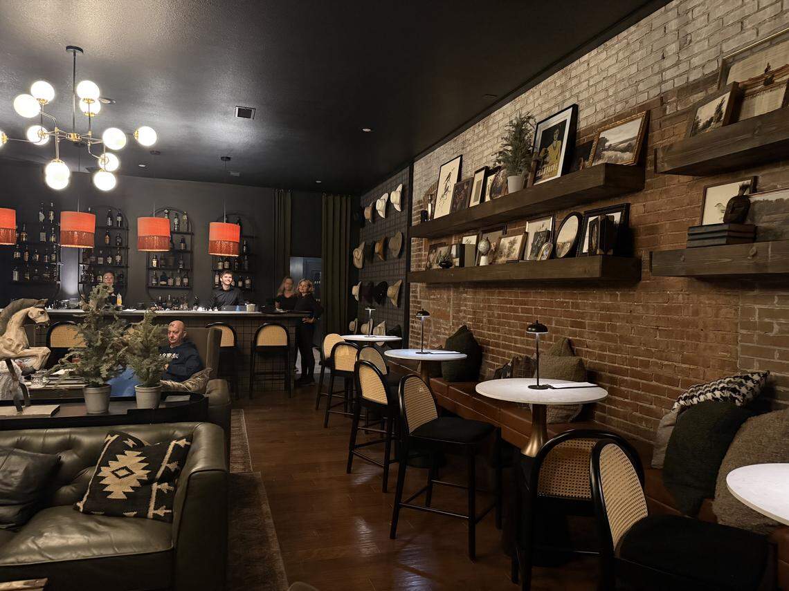 Liberty’s new cocktail bar is meant to emulate a European ski lodge atmosphere.