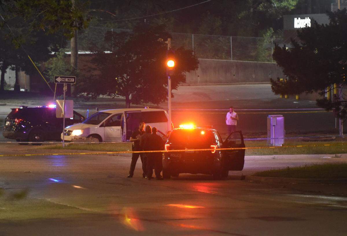 Two people died and one was injured during a shooting involving a Kansas City police officer Friday night near 31t Street and Van Brunt Boulevard that was being investigated by the Missouri State Highway Patrol.