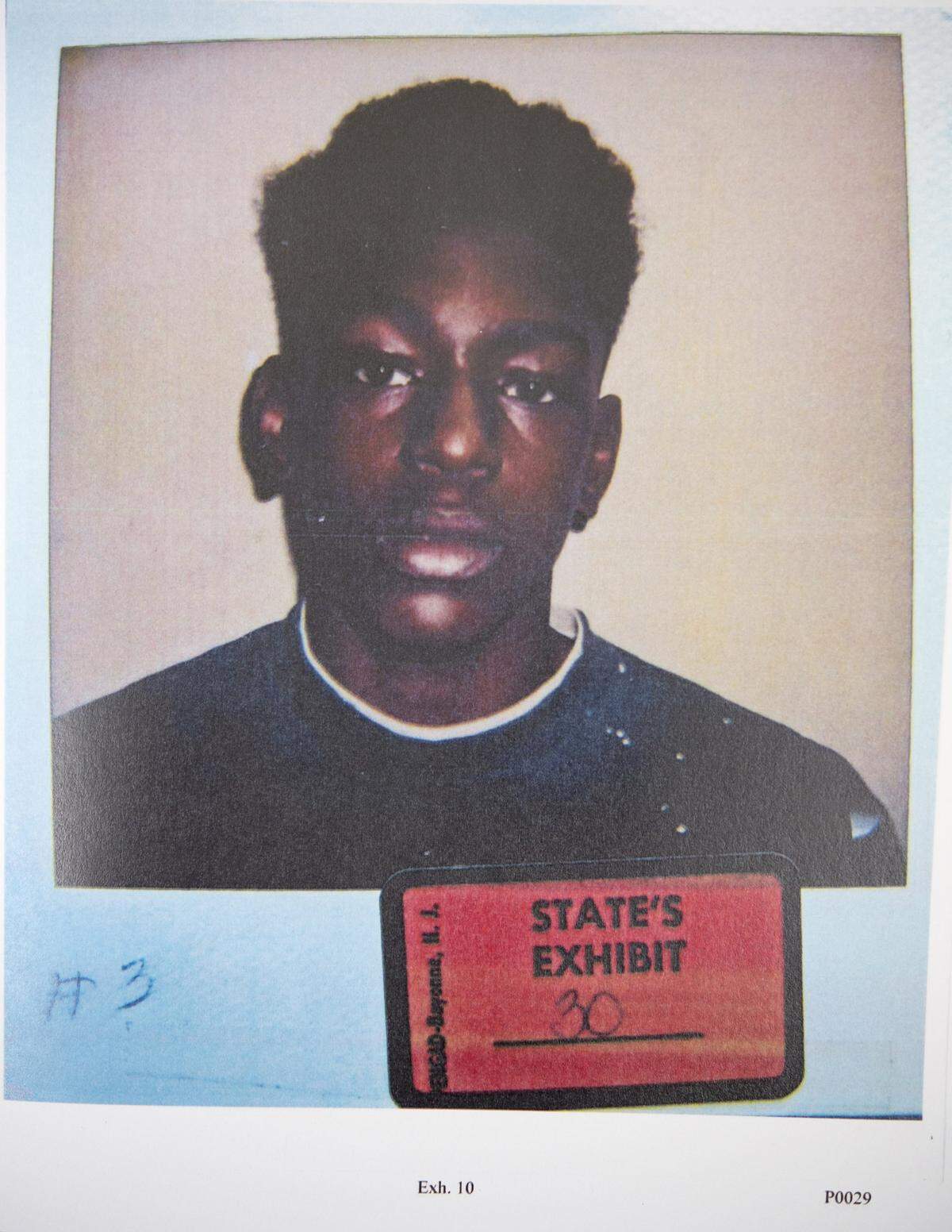 Police mug shot of Lamonte McIntyre. The photograph was in the case file of Lamonte McIntyre, who was convicted for at the 1994 double homicide of two men in Kansas City, Kan. McIntyre has been incarcerated in Kansas for 22 years, since the age of 18. A new motion and evidence calls for his exoneration.