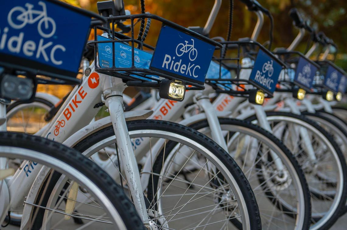 City leaders, council members, BikeWalkKC and others took a celebratory ride downtown to celebrate 30 miles of bike lanes across Kansas City on Oct. 28.