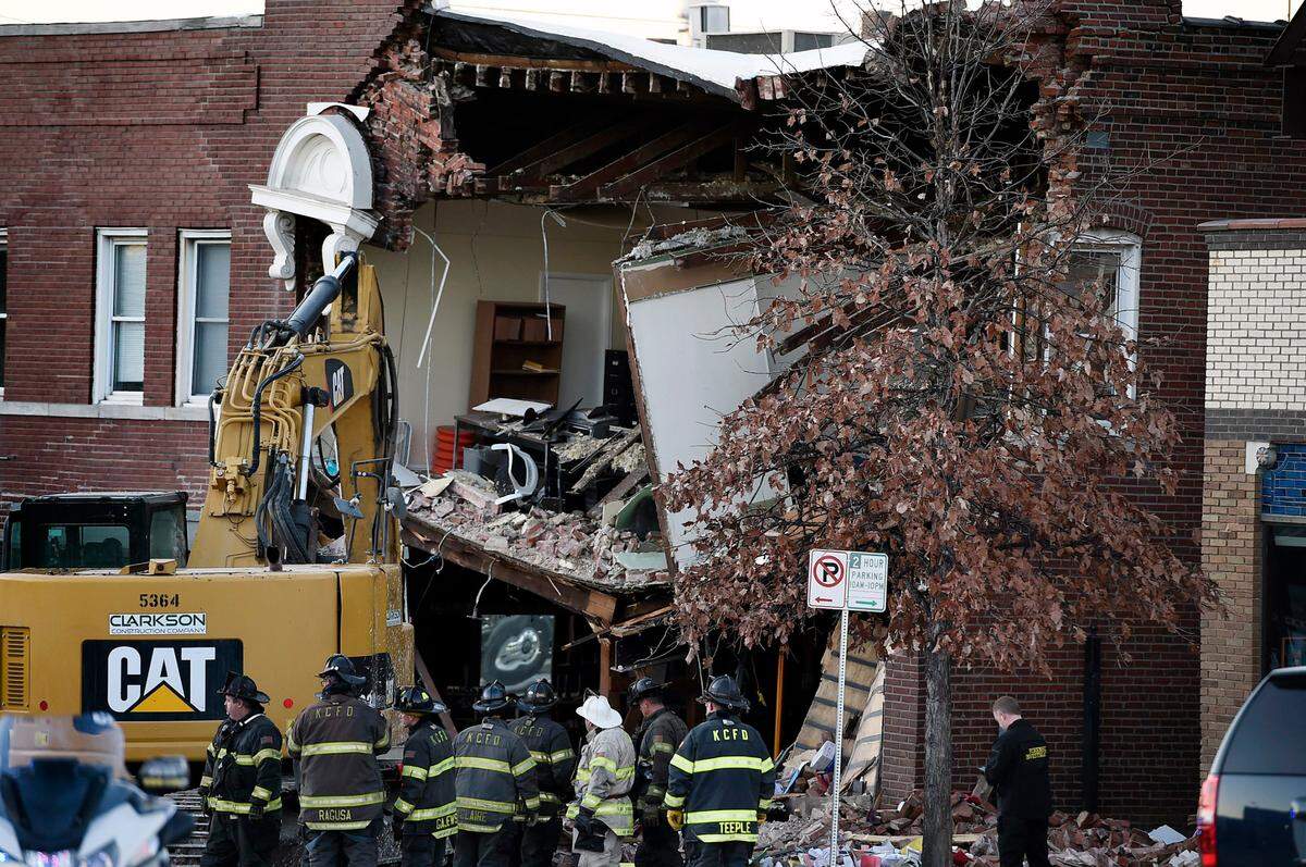 Kansas City firefighters were on the scene at 4048 Broadway Blvd., in Westport after a fire truck collided with a car killing two people and causing a partial building collapse. Rescue crews also found found the body of a pedestrian in the rubble. The wreck happened about 10:30 p.m. Wednesday, Dec. 15, 2021, in Kansas City as the fire truck was traveling north on Broadway.