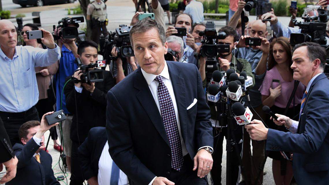 Former Missouri Gov. Eric Greitens in a 2018 file photo.