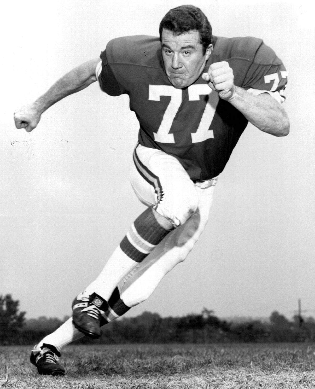 Offensive tackle Jim Tyrer, Kansas City Chiefs, 1961–1973