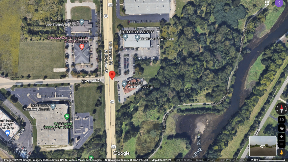 A 12-year-old in Illinois died after she was struck by a passing car when she ran from the scene of a crash in Plainfield, Illinois cops say.