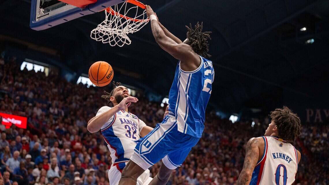 See photos of KU basketball’s exhibition game vs. Duke in the Blue Blood Classic