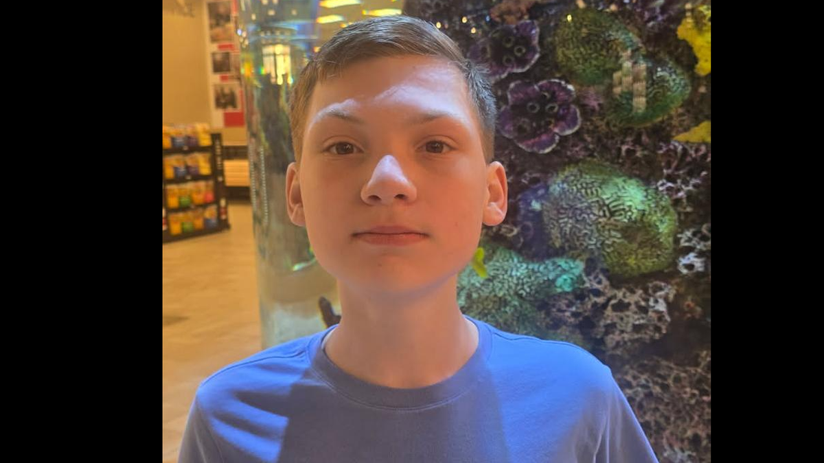 Bryce, 14, is a ball of energy and loves to run, jump and explore.