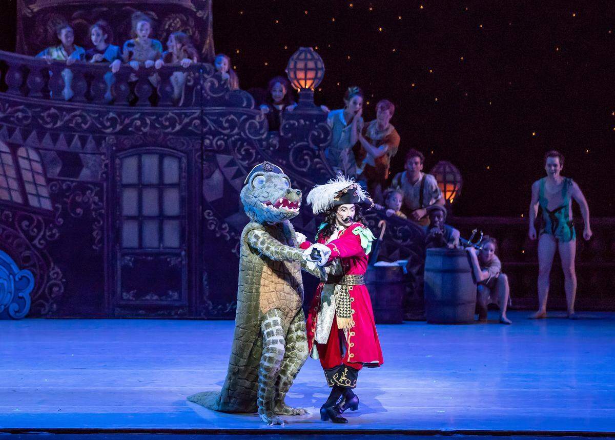 “It’s a time to just have fun, sit back and let your dreams come true,” Devon Carney says of the Kansas City Ballet’s “Peter Pan,” complete with Captain Hook and a crocodile.