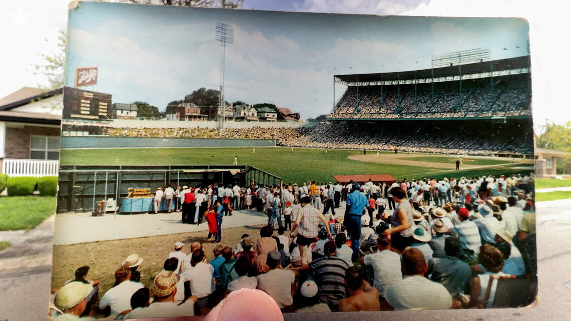 Vintage postcard shows KC’s Municipal Stadium in glory days. What’s there now?