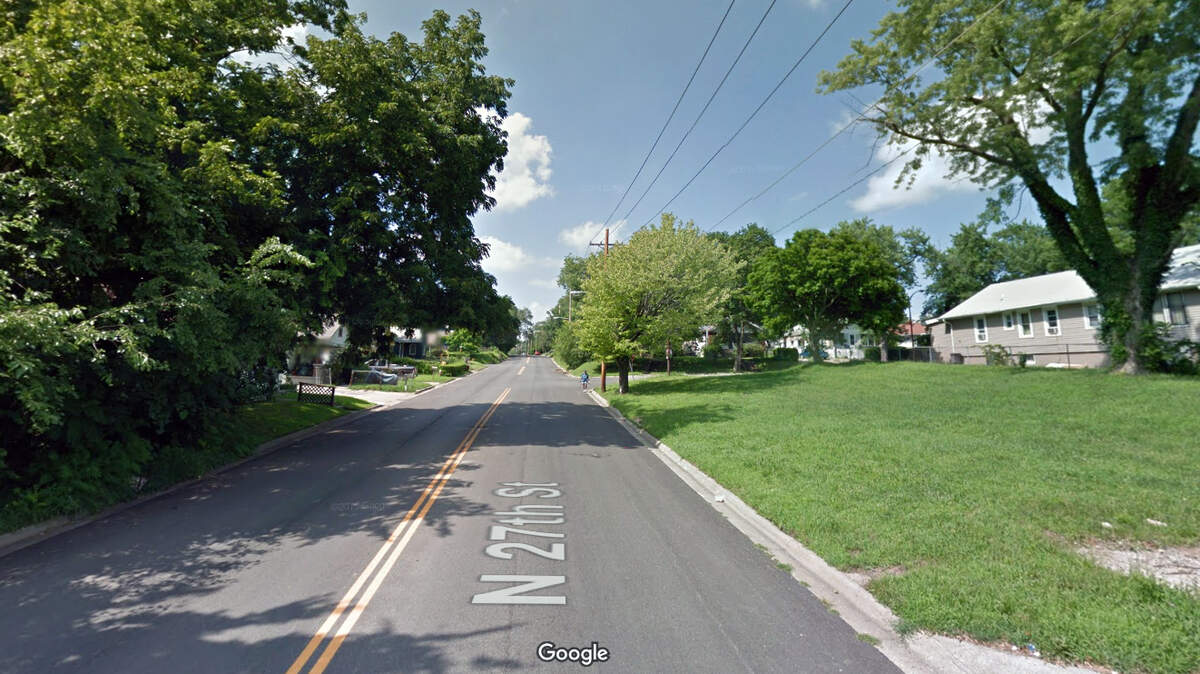 Ikisha T. Adams, 36, of Kansas City, Kan., was identified as the woman killed after fleeing from police and crashing into a tree. The crash occurred about 3:20 a.m. Friday at North 27th Street and Hickam Drive in Kansas City, Kan. This Google Maps Street View photo of the neighborhood is from July 2011.