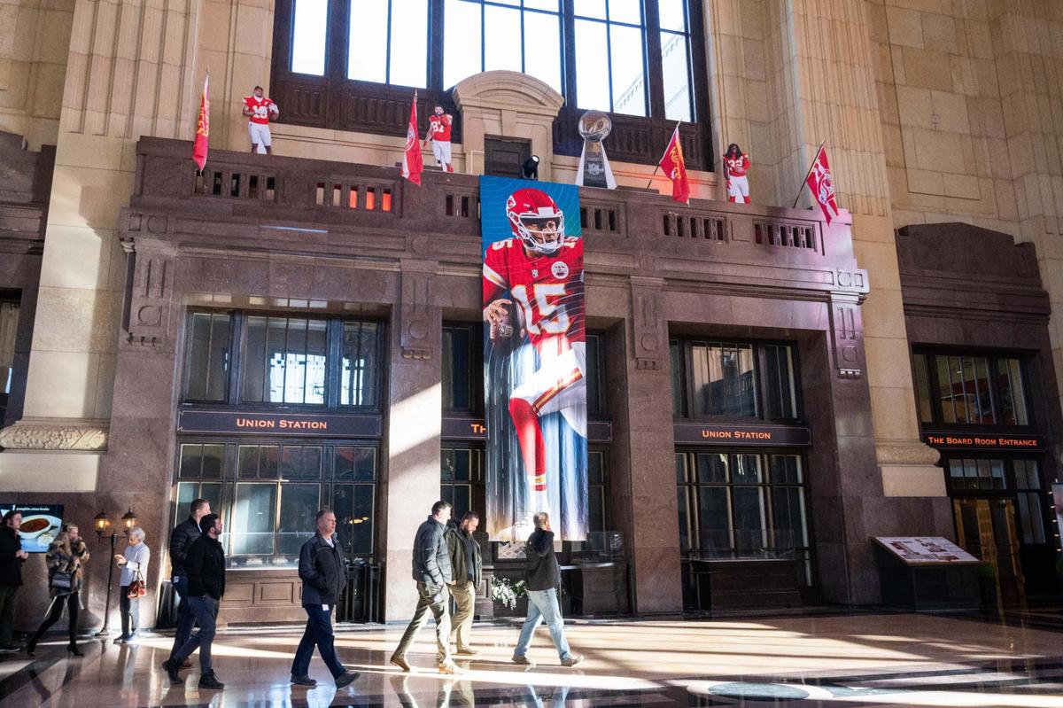 The newest Chiefs Zone installment greets Kansas Citians at Union Station on Jan. 16.