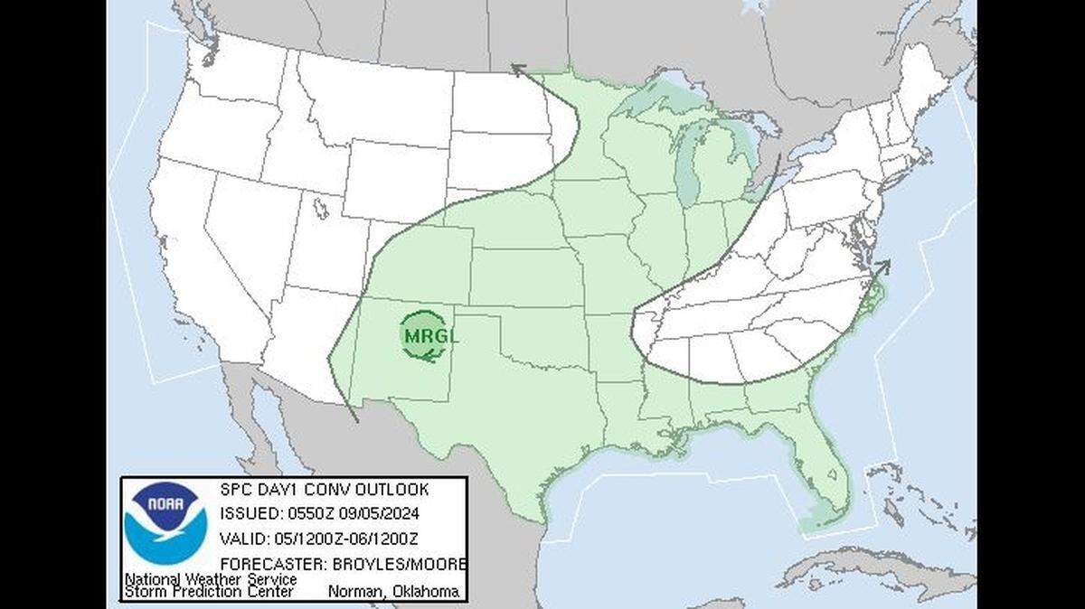Warmer, more humid weather moves into Kansas City as temperatures rise into the low 90s, according to the National Weather Service. Rain showers and thunderstorms are possible around the kick-off of the Kansas City Chiefs and Baltimore Ravens season opener at Arrowhead Stadium. No severe weather is expected.