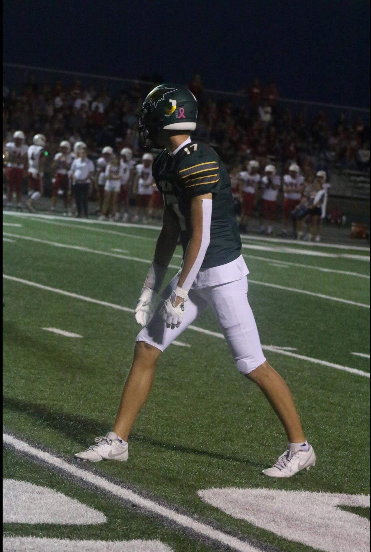 Basehor-Linwood junior wide receiver Nash Morrison.