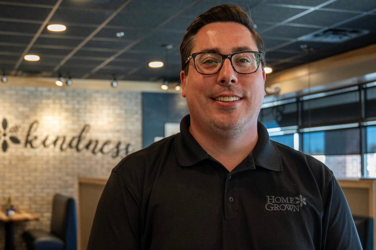 Mark Androes, HomeGrown’s market leader for Kansas City, says the company’s mission is to “cultivate kindness.”