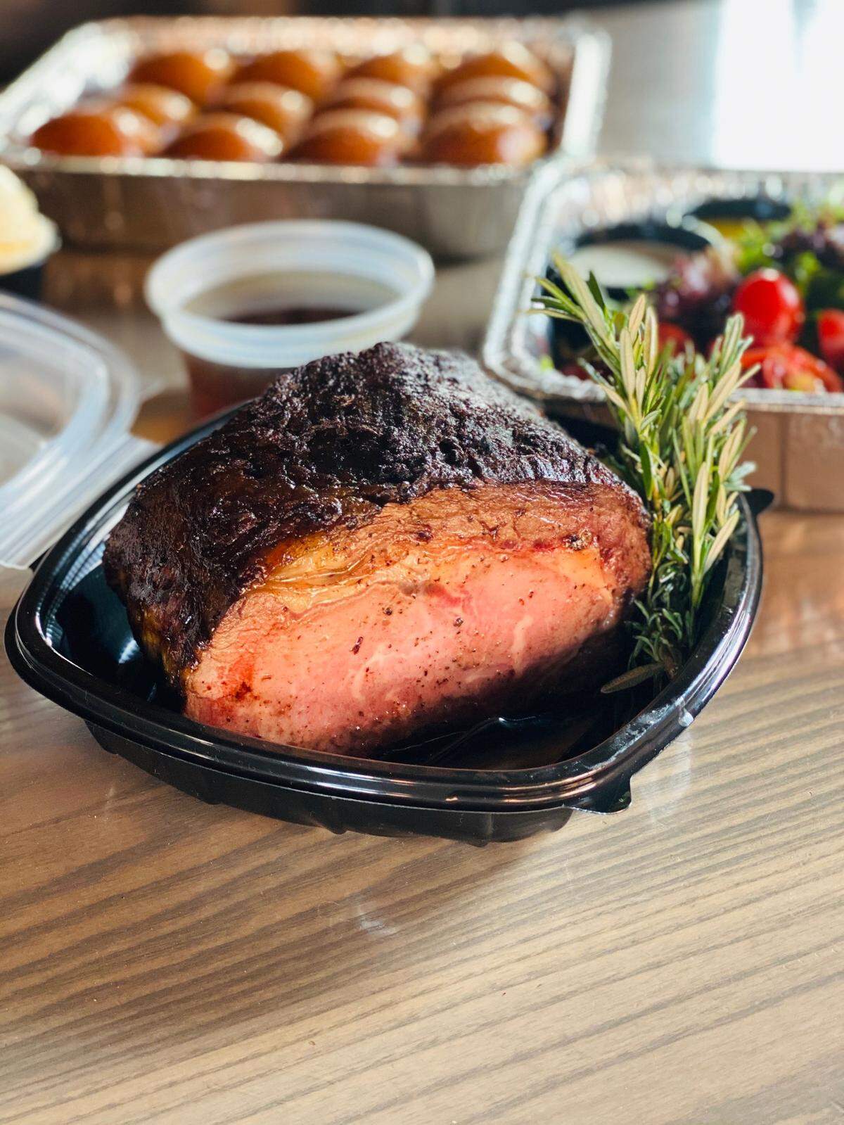 The brown sugar-glazed ham is a to-go Easter offering at Summit Grill and Third Street Social.