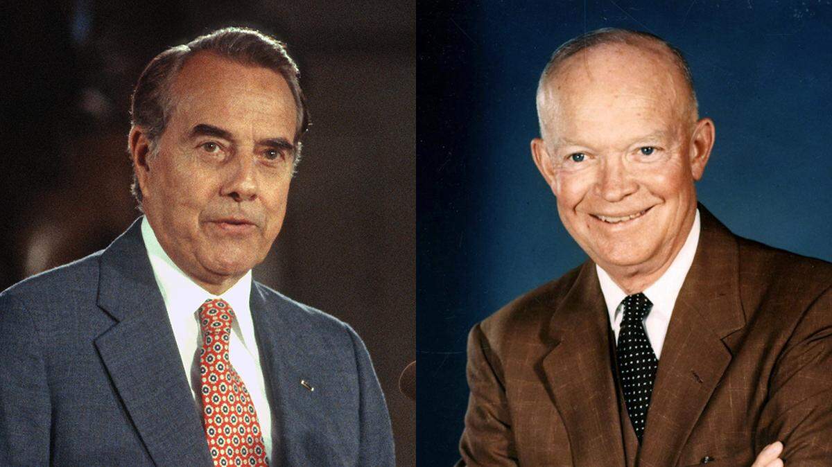 Bob Dole and Dwight Eisenhower believed in listening and discussing politics sensibly and truthfully.