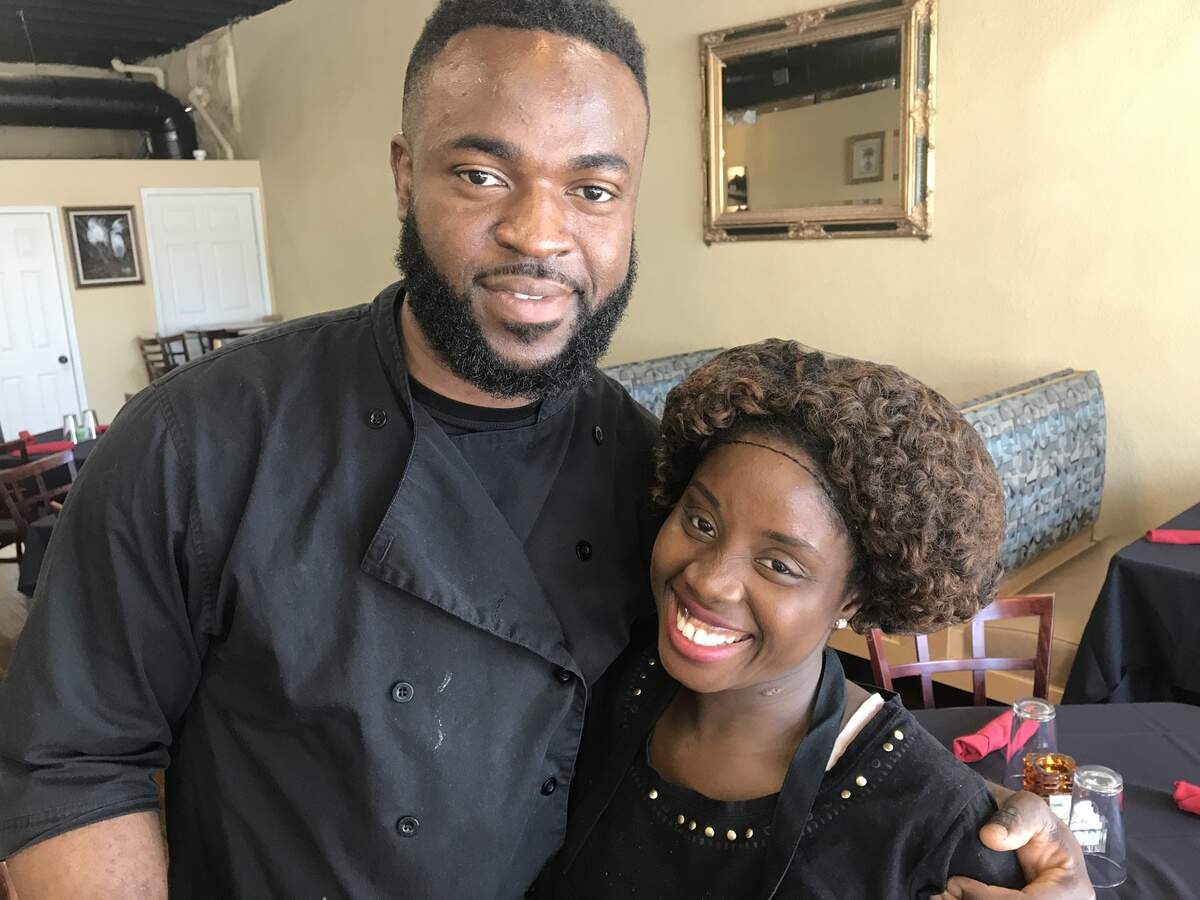 Fannie Gibson and her husband, Kelechi Eme, have opened Fannie's African & Tropical Cuisine at 4105 Troost.