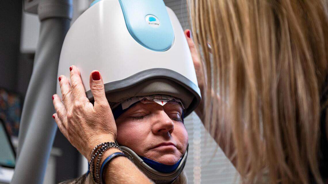 Depression ruined her life for years. Kansas City doctor’s ‘helmet’ changed everything
