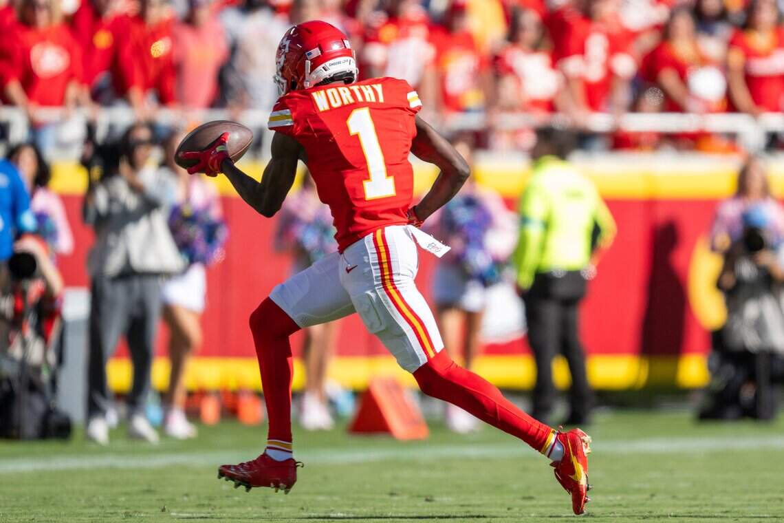 Xavier Worthy's Breakout Game vs. Chargers Shows Chiefs Receiver's Star Potential