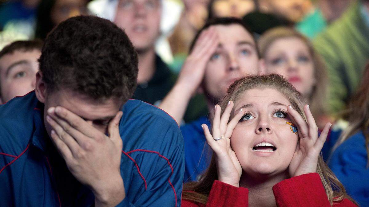 University of Kansas basketball fans, and all sports fans, know the stress and agony of defeat. As KU heads to the Final Four, doctors at The University of Kansas Health System offered tips on how to deal with the stress of being a passionate sports fan.