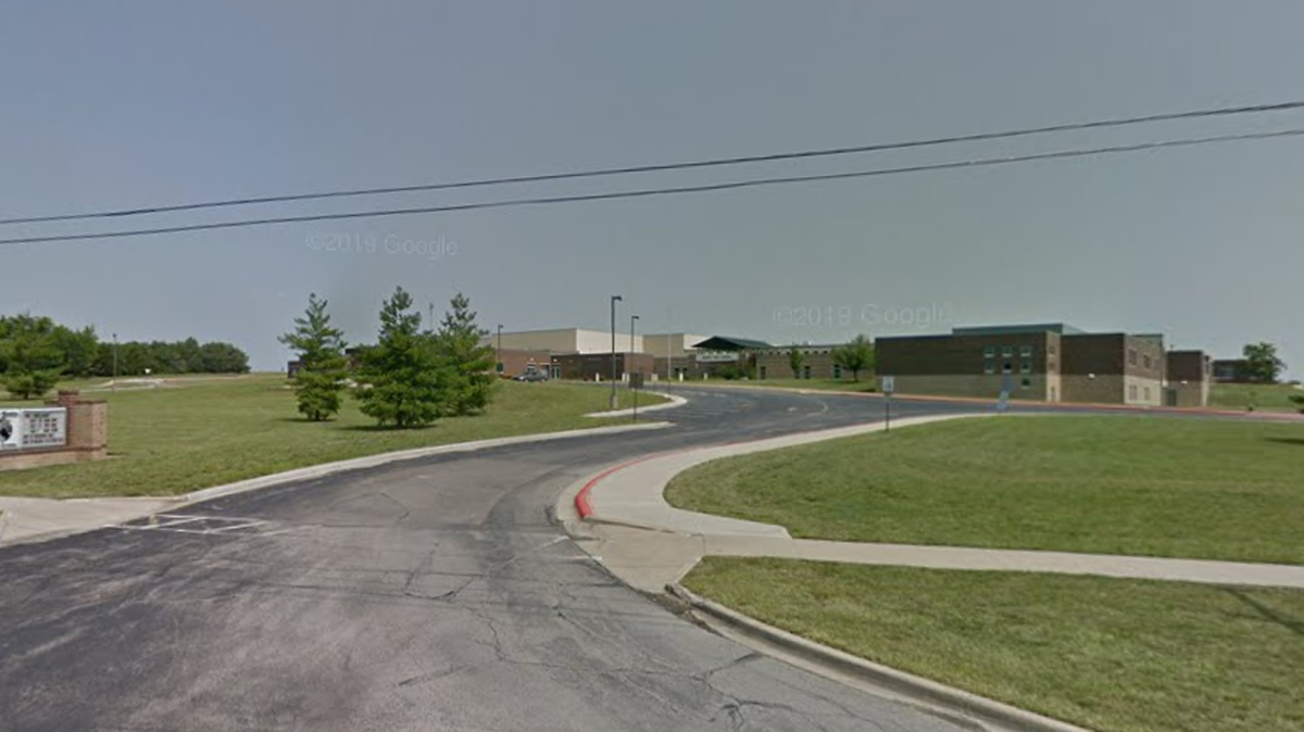 De Soto High School is seen in a Google Maps street view image.
