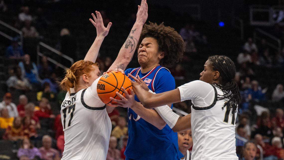 KU Jayhawks’ shooting woes spell loss to Colorado, exit from Big 12 women’s tourney