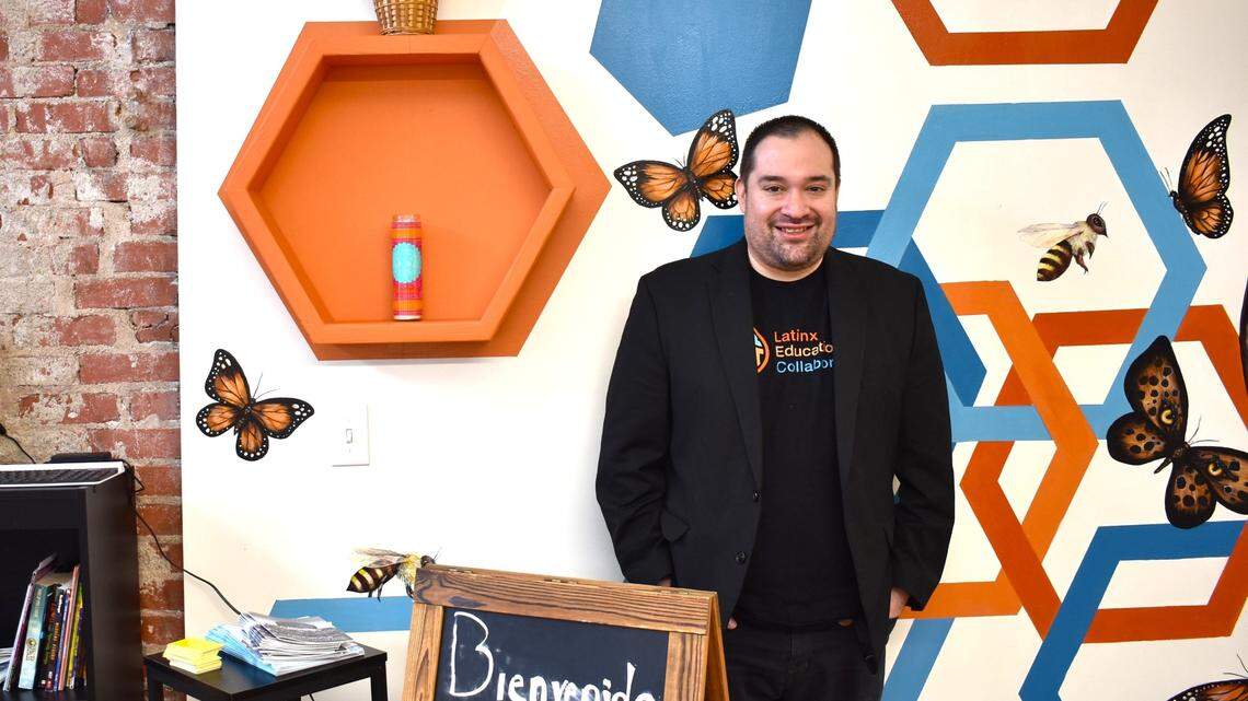 Edgar Palacios, founder and CEO of the Latinx Education Collaborative, is trying to help Latinx teachers, students and parents through his Kansas City-based organization.