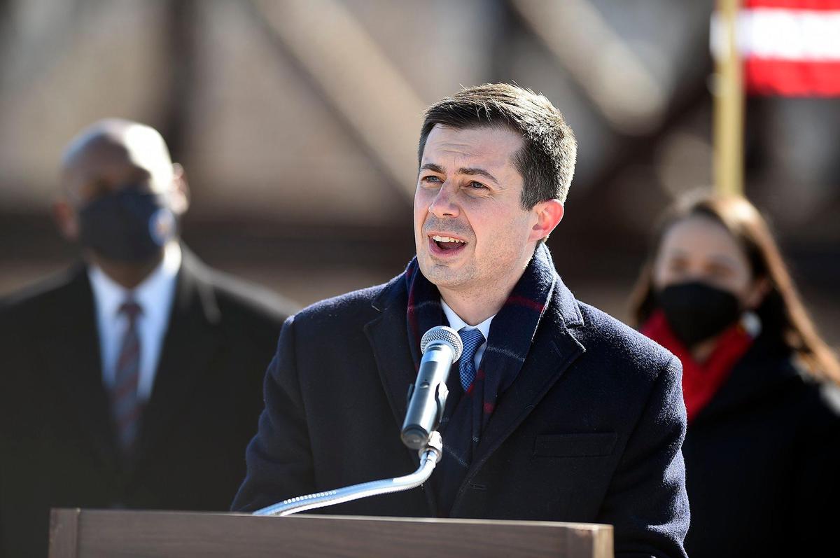 U.S. Secretary of Transportation Pete Buttigieg.