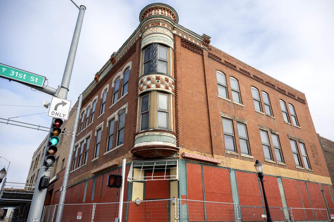 The Jeserich Building at 31st and Main Street is pictured on Wednesday, Nov. 19, 2025, in Kansas City.