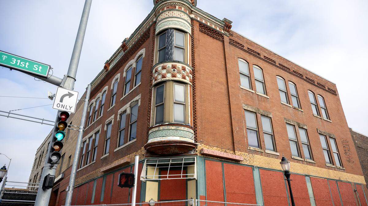 The Jeserich Building at 31st and Main Street is pictured on Wednesday, Nov. 19, 2025, in Kansas City.