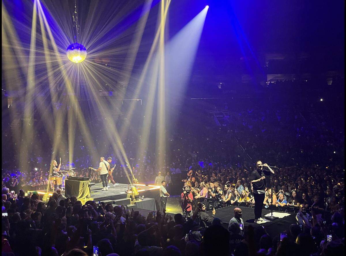 Shinedown performed Tuesday, July 29 at T-Mobile Center in Kansas City as a part of their Dance, Kid, Dance Tour.