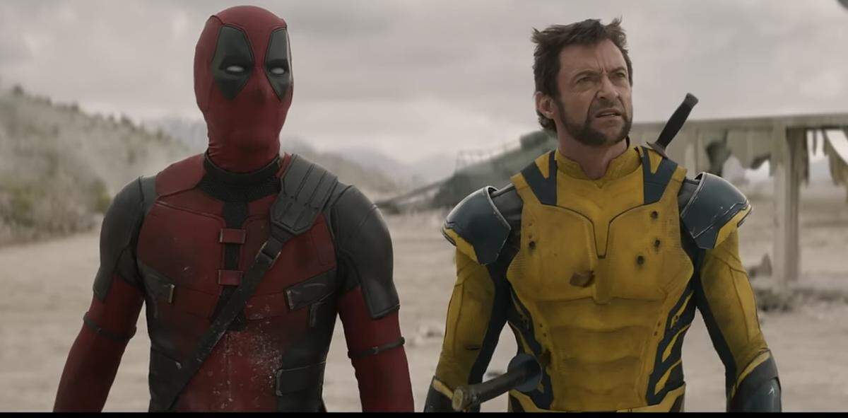 A Kansas City Chiefs hype song, “Red and Yellow,” by KC rapper Irv Da Phenom is used in a new trailer for the upcoming “Wolverine & Deadpool” movie starring Ryan Reynolds (left as Deadpool) and Hugh Jackman.
