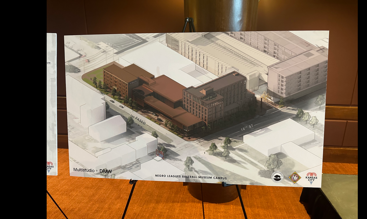 Kansas City’s Negro Leagues Baseball Museum unveiled renderings of its future home and complex in the 18th & Vine district on Friday, February 13, 2026. The complex includes a Marriott hotel attached to the museum, the Buck O’Neil Education and Research Center and a parking garage.
