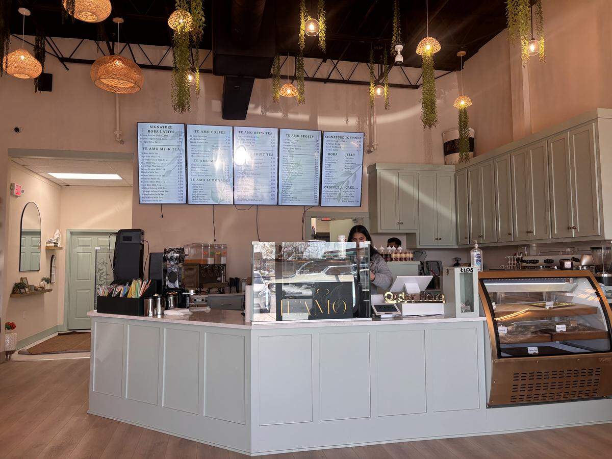 Inside Te Amo Cafe, which opened Saturday in Overland Park.