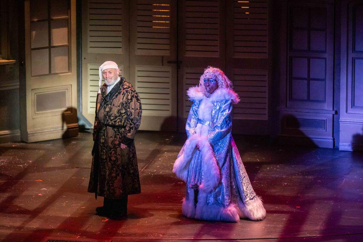 Gary Neal Johnson plays Scrooge, the main character in Kansas City Repertory Theatre’s rendition of the iconic Charles Dickens story, “A Christmas Carol,” on Friday, Dec. 19. His last performance is Dec. 27.