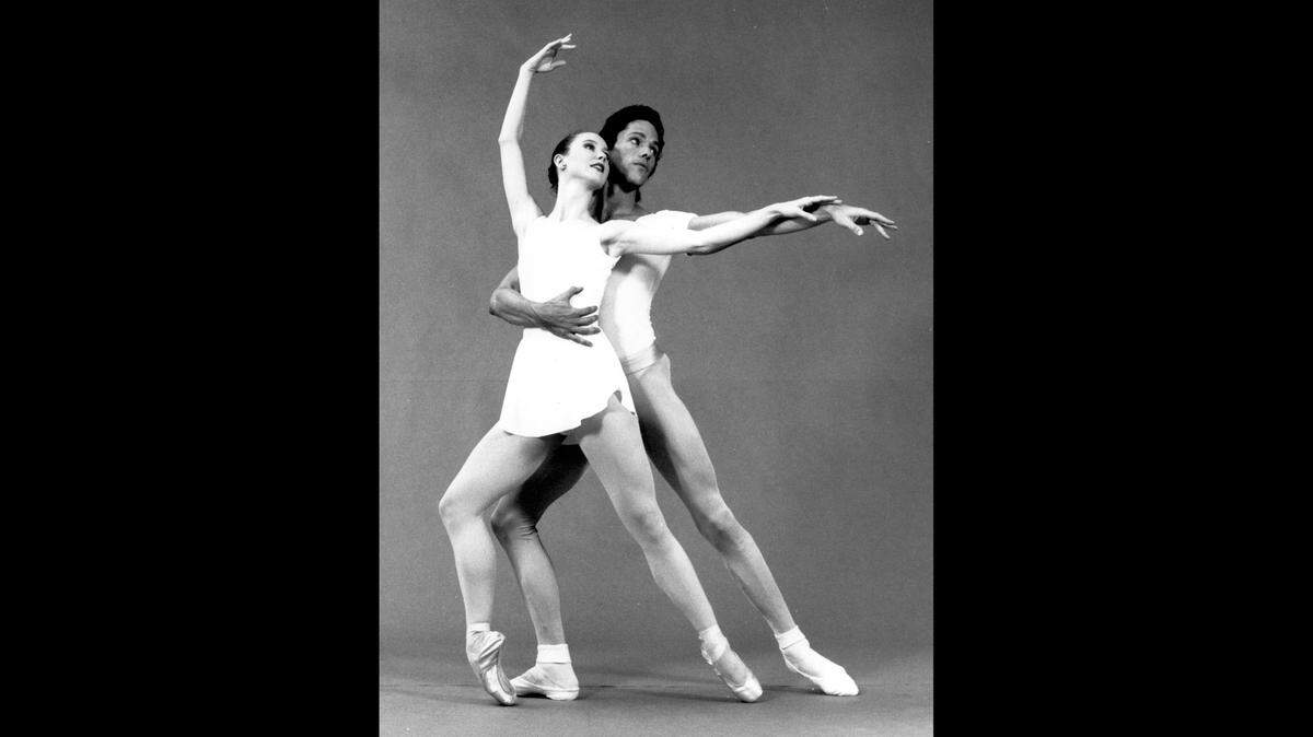 Robert Skafte (right) performed in George Balanchine’s “Concerto Barocco” in 1990 with the Kansas City Ballet. He was part of the Kansas City Ballet from 1984 to 1994 before moving to Minneapolis, where he was fatally beaten and stabbed on Dec. 8.