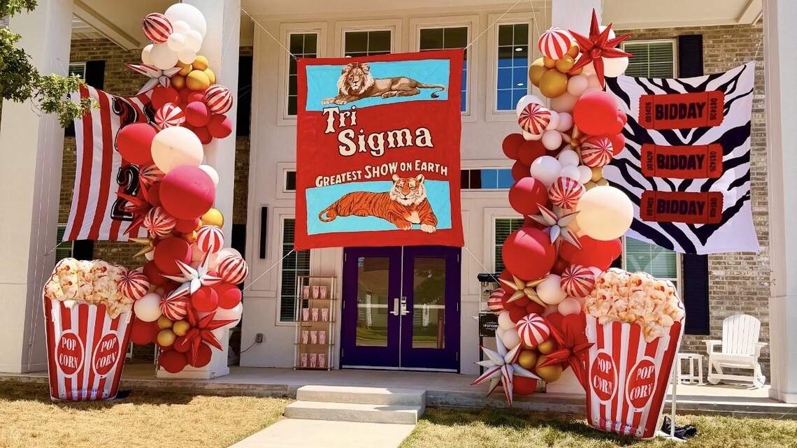 ‘Blowing up,’ KC balloon companies bring viral Rush Week trend to KU sororities