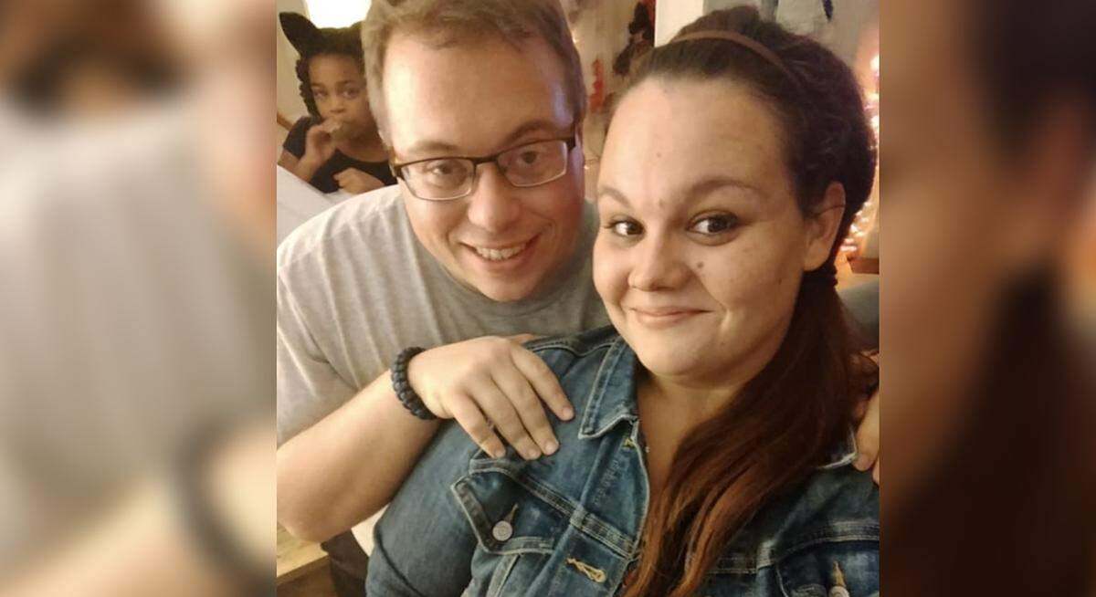 Thomas Colatrella, 32, died Aug. 11, 2018, when his car was hit by a pickup truck that ran through a stop sign while fleeing police. He is pictured here with his girlfriend, April Mercer. Samuel Delozier of Kansas City was charged with manslaughter.