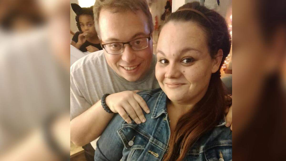 Thomas Colatrella, 32, died Aug. 11, 2018, when his car was hit by a pickup truck that ran through a stop sign while fleeing police. He is pictured here with his girlfriend, April Mercer. Samuel Delozier of Kansas City was charged with manslaughter.