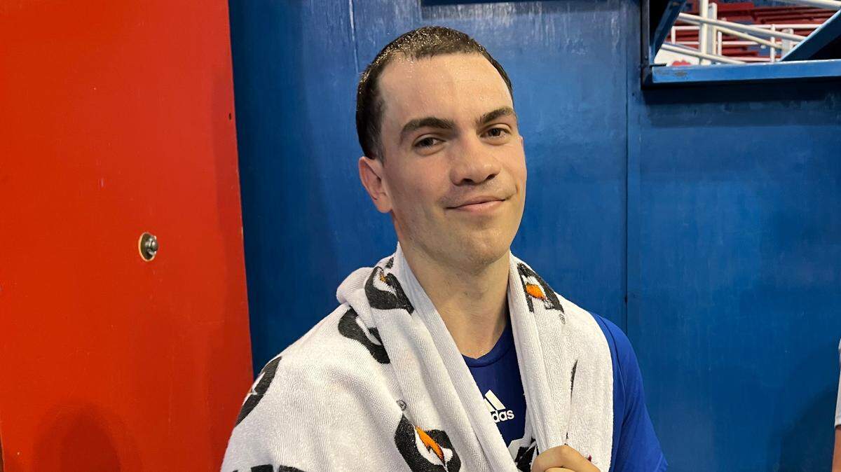 Nick Timberlake, a transfer from Towson, is a senior combo guard at Kansas now. He moved to Lawrence Saturday and is getting to know his new teammates.
