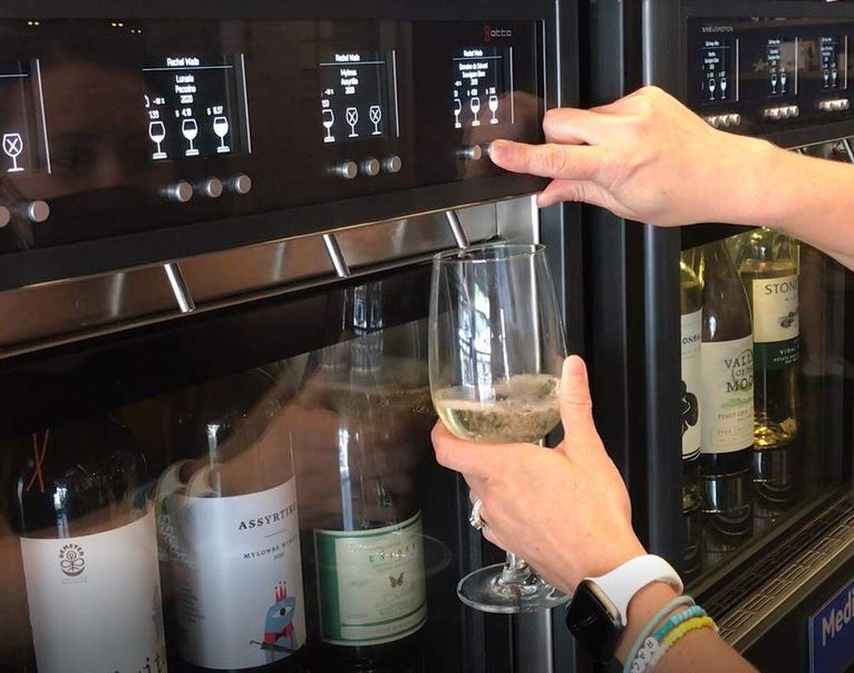 At Sail Away Wine, customers can buy a taste or a full glass.